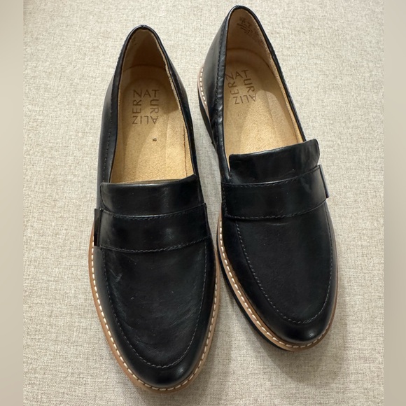 Naturalizer Shoes - Naturalizer Black Leather Loafers